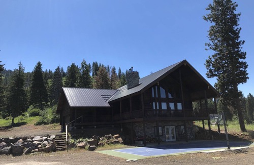 Tamarack Resort Cabin | Private Log Cabin with breathtaking views on 15 acres adjacent to forest service