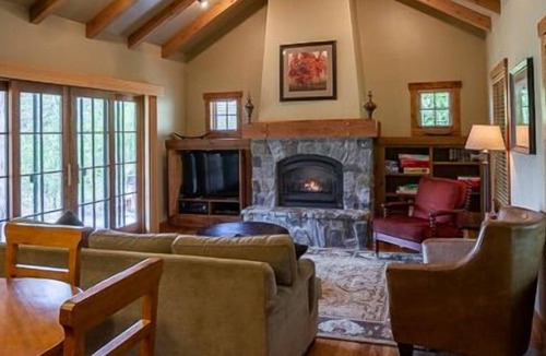 Tamarack Resort Cottage | Private Patio & Hot Tub | Elegant Wood Interior | Private Garage