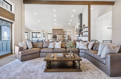 Fish Haven House | Private pool, hot tub, indoor basketball court, massive indoor slide, and VIEWS!