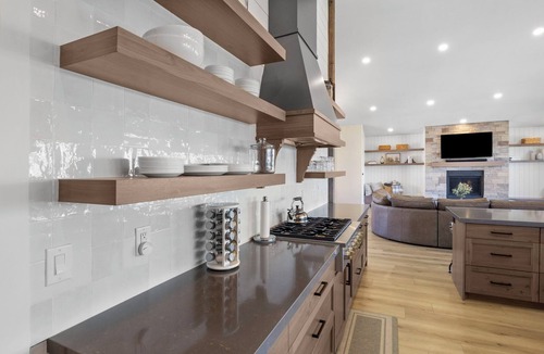 Fish Haven House | Private pool, hot tub, indoor basketball court, massive indoor slide, and VIEWS!