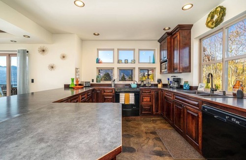 Manson House | Private Pool & Hot Tub with Lake Views + EV Charger | Large Home + Dogs OK