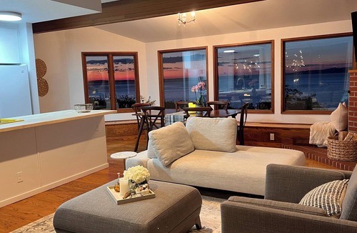 Hansville House | Puget Sound Retreat Panoramic Waterfront Views Unforgettable Sunsets