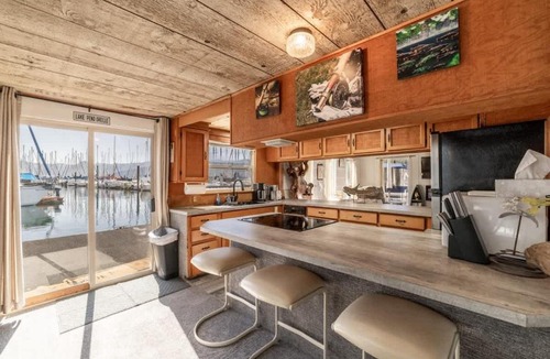 Bayview House | Rare Floating Home Retreat in Bayview With Dock