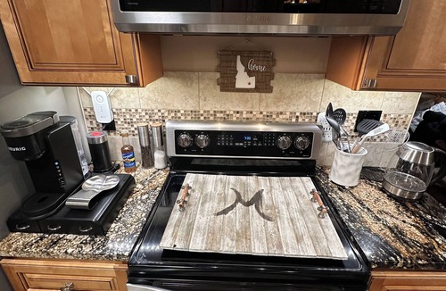 Pocatello Apartment | Relax in a serene patio oasis & a rejuvenating massage chair after a long day!