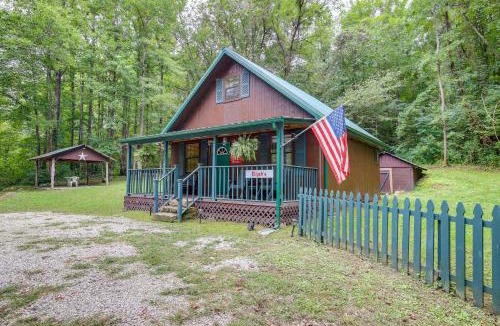 Briceville House | Riverfront Briceville Cabin w/Patio & Fire Pit!