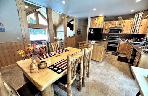 South Fork House | Riverfront home with amazing views, fireplace & washer/dryer