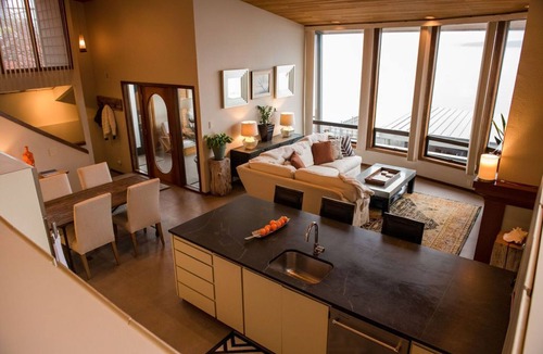 Three Tree Point House | Romantic Waterfront House w/Stunning Mountain, Ocean & Sunset Views