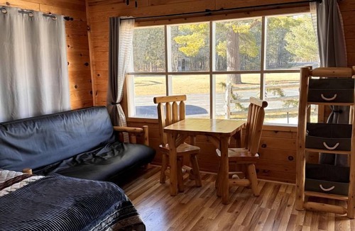 Millersburg Cabin | Rustic Luxury with Pets: Pet-Friendly Glamping in Ocqueoc Township, Michigan