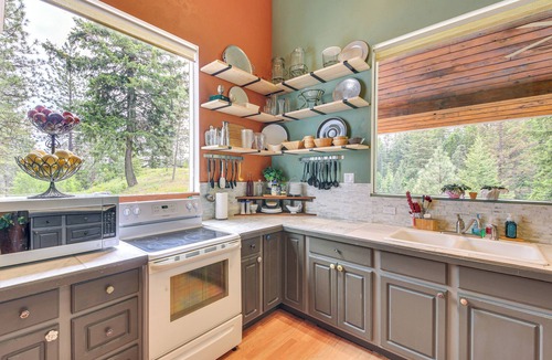Newport House | Rustic & Modern Home w/Forest Views in Newport!
