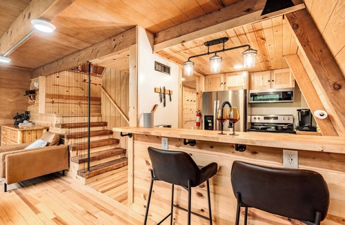 Racine Cabin | Rustic Riverside A-Frame Retreat: Secluded Charm.