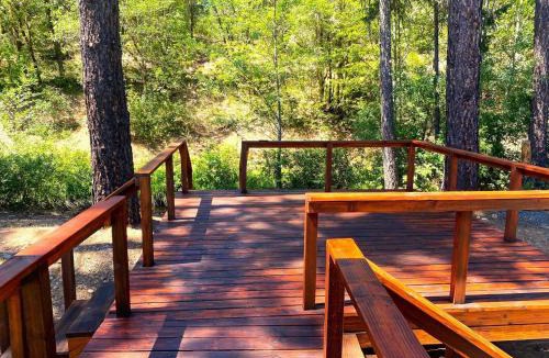 Cave Junction House | RV42 with Large Deck on a Creek