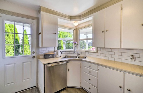 Bremerton House | Scenic Bremerton Getaway w/Spacious Deck!