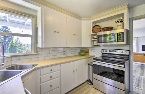 Bremerton House | Scenic Bremerton Getaway w/Spacious Deck!