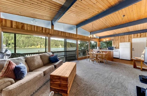 Coeur d'Alene Cabin | Secluded, Rustic Lakefront Home, Nestled on the Peaceful Shores of Lake Coeur d’Alene, Idaho