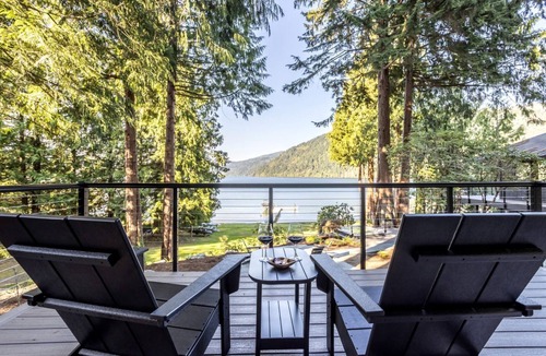 Sedro-Woolley House | Serene Lake Whatcom Retreat with Dock & Hot Tub Near Bellingham in Sedro-Woolley, Washington