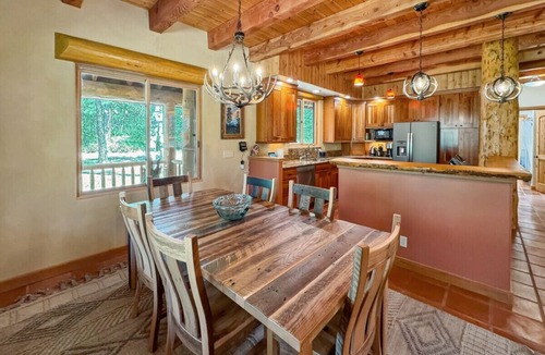 McCall Cabin | Serene Log Cabin Retreat with Hot Tub & Fire Pit