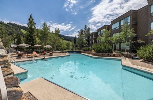 Big Sky Condo | Ski in/out w/great views, amazing location & community pool/hot tub