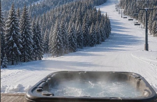 Sandpoint House | Ski-in Ski-out, hot tub, on the ski run, next to the chairlift. Amazing views!