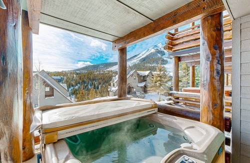 Saddle Ridge House | Ski-in/ski-out townhome w/private hot tub, WiFi, W/D