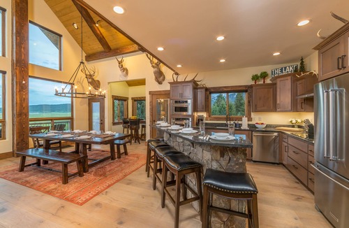 Island Park Cabin | Soaring Eagle Lodge is Spacious with Stunning Views, Sleeps 20