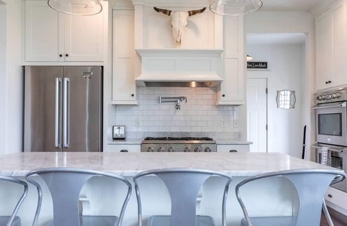 Driggs House | Spacious Farmhouse Retreat with Teton Views and Outdoor Games Near National Parks in Tetonia, Idaho