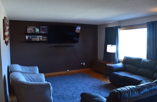 Devils Lake House | Spacious house with large yard in great location close to boat ramps.