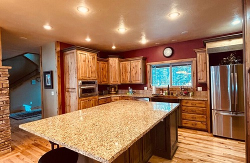 Island Park House | Spacious lake front home, Private Dock, 35 minutes to Yellowstone, sleeps 24