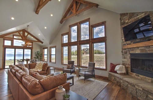 Fish Haven Cabin | Spacious mountain home with lake views, large decks, bunk rooms, and resort amenities