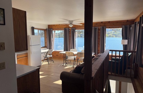 Republic Cabin | Spacious Two-Story, 3 Bedroom Lakefront Cabin w/Deck & Stunning Views