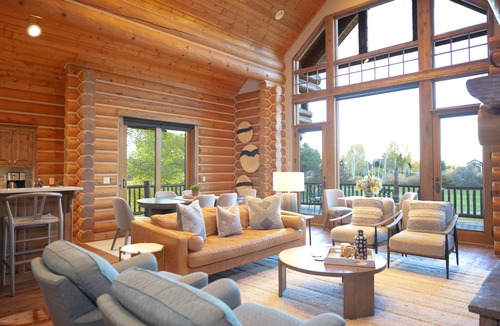 Victor House | Steelhead Log Cabin in Teton Springs, Victor ID w/A/C, Targhee Forest Access
