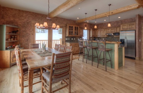 Big Sky House | Striking. Ski-Accessible home with Hot Tub and Impressive Mountain Views!
