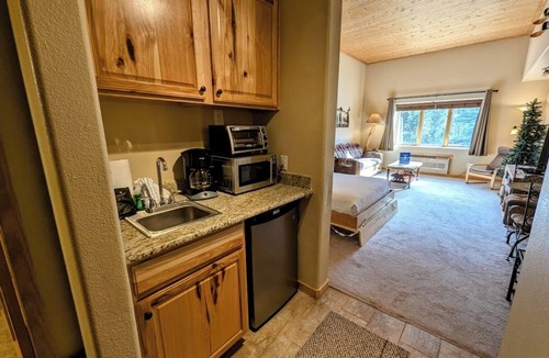 Mountain House Condo | Studio, Summer Getaway | Walk to Events