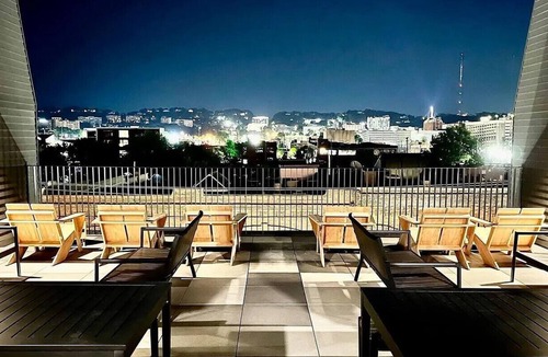 Central City Condo | Stylish Birmingham Loft + Rooftop Lounge
