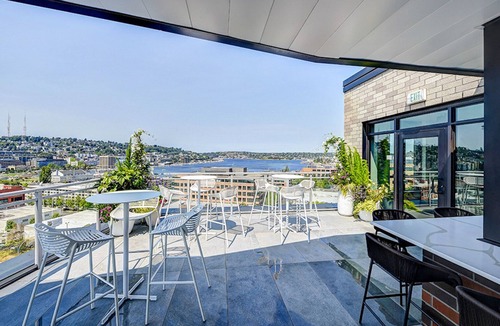 Cascade Apartment | Superb South Lake Union Studio w/Rooftop, nr Dining, by Blueground