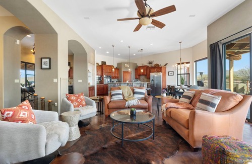 Apache Junction House | Superstition Mountain Views, Hot Tub, Putting Green, 2 Firepits, RV/Boat Parking