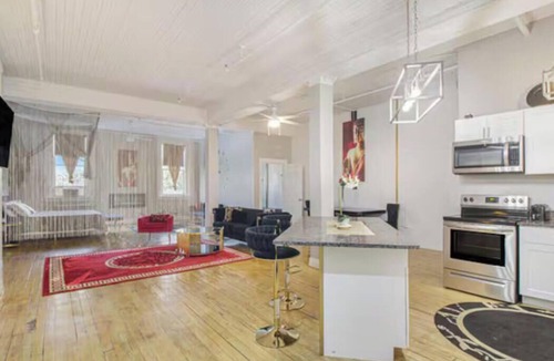 Detroit Apartment | Swing Bed Loft