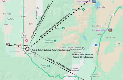 Victor House | Teton Tiny Home | Jackson, Targhee, Yellowstone