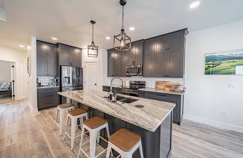 Ashton House | Teton Valley Getaway | Hot Tub, Sauna, BBQ, Fire Pit, & Pet Friendly!