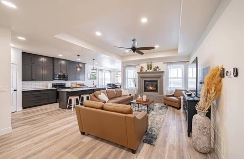 Ashton House | Teton Valley Getaway | Hot Tub, Sauna, BBQ, Fire Pit, & Pet Friendly!