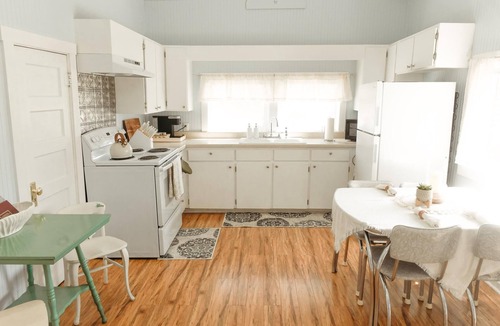 Medford Villa | The Carriage House: One bedroom w/kitchen & full bath.