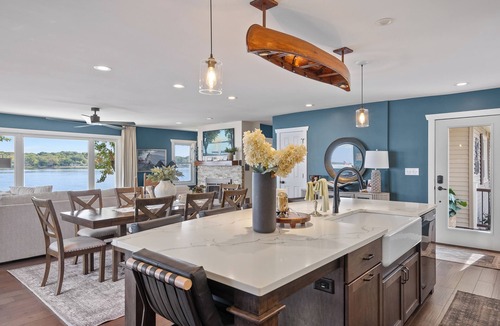 Scott County House | The LeClaire Driftwood Retreat on the Mississippi River!