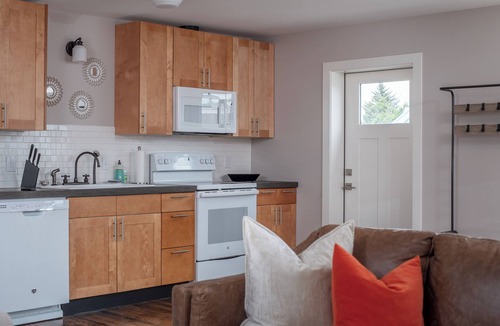 Driggs Apartment | "The Old Post Office" - Mid-Century Mod Apartment in Downtown Driggs - With W/D