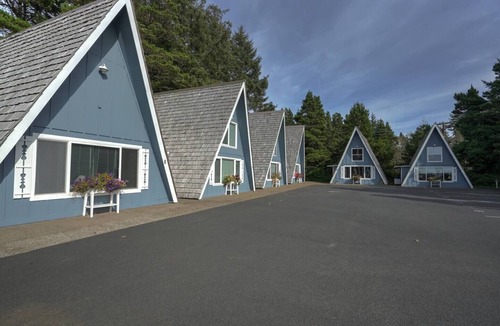 Otter Rock Ski Chalet | The Ramble On Oceanfront A-Frame Pet Friendly