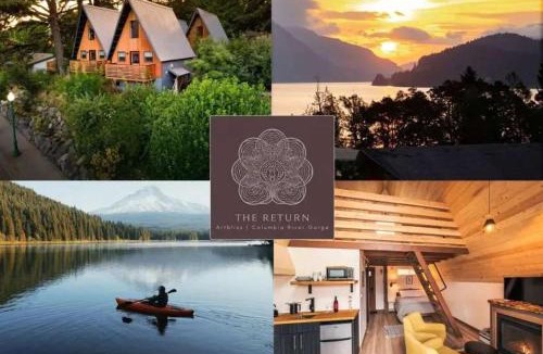 Stevenson House | The Return to Artbliss - A-Frame Cabin with Soaking Tub