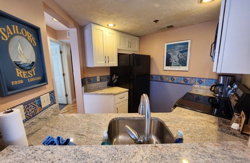 Traverse City Condo | The View from 309! Private Balcony, Corner unit - North Shore Inn Condo 309