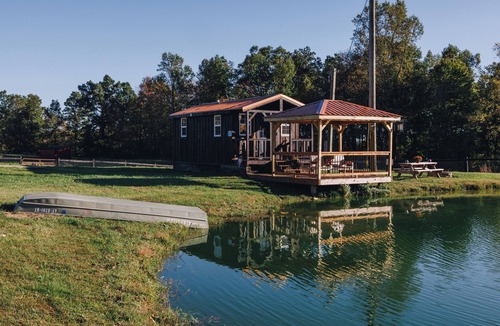 Means Cabin | Tiny Cabin At The Pond