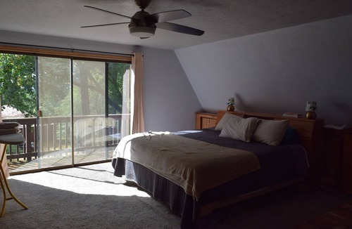 Crawfordsville Cabin | Tranquil 3 story Lodge in private forest central to UofO Eugene, OSU Corvallis