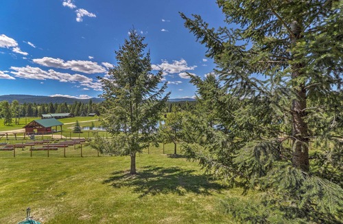 Trego Cabin | Trego Resort-Style Cabin w/Lake,Trails & 40 Acres