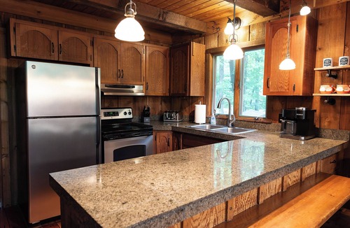 Bellaire Ski Chalet | Unique A-frame, hot tub, firepit, barrel sauna