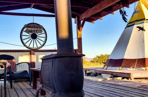 Jean Cabin | Unique Tipi Accommodation for a Glamping Experience near Las Vegas, Nevada